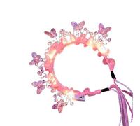 XAGMODSHN Diadema De Con Luces LED Y Diseño De Cinta Larga Para Niños Actividades Nocturnas Eventos Festivos Diademas Para Fiestas