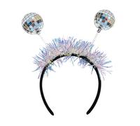 XAGMODSHN Diadema reflectante de discoteca con diseño de bola, accesorio de fiesta, para festivales de música rave, reuniones familiares, festivales de música
