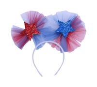 XAGMODSHN Diademas con purpurina para niños, unisex, varita con purpurina, varita para disfraz de julio, para cabeza Bopper Star para niños