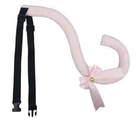 XAGMODSHN Diademas de sirvienta de dibujos animados con orejas de gatito, aro de cola larga, diadema para cosplay para niños, diadema y cola de gatito