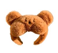 XAGMODSHN Diademas peludas de conejo con estilo de oso, para uso diario, suaves al tacto, para niñas, uso diario y fiestas
