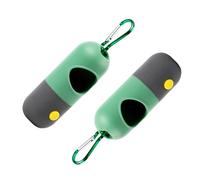 XAGMODSHN Dispensador de bolsas para excrementos de perro con iluminación LED para paseos nocturnos seguros para garantizar que las mascotas y bolsas sean fáciles de cambiar, dispensador iluminado