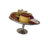 XAGMODSHN Elegante copa de postre de acero inoxidable de grado alimenticio para servir pudines de helado y bebidas, elegante copa de tallo
