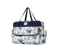 XAGMODSHN Fashion-Forward - Bolsa impermeable multifuncional para guardar pañales, de un solo hombro, para mamá, papá, bolsa de viaje diaria, Forest Paradise