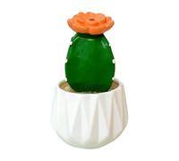 XAGMODSHN Figura de cactus en miniatura con resinas de imitación de bonsáis para decoración de hogar, oficina, escritorio, coche, decoración de paisaje