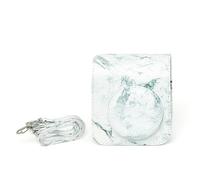 XAGMODSHN Funda de protección portátil para cámaras Mini 12/11, funda de piel sintética blanca con cómoda correa para el hombro