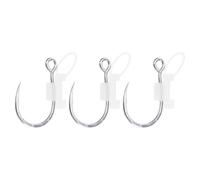 XAGMODSHN Gancho de fijación de camarones luminosamente Vivos, anzuelos de púas de Metal de Resistencia, anzuelos de Pesca, Accesorios de Pesca duraderos