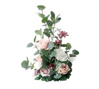 XAGMODSHN Guía de boda, ramo de flores, adornos de flores de simulación, decoración de fiesta para cena, decoración de mesa de comedor