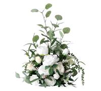 XAGMODSHN Guía de boda, ramo de flores, adornos de flores de simulación, decoración de fiesta para cena, decoración de mesa de comedor