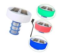 XAGMODSHN Ionizador solar de cobre limpiador automático de piscinas flotantes purificadores de piscinas en el suelo y en el suelo, procesador de agua