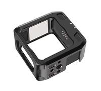 XAGMODSHN Jaula de cámara para Action 2 de marco completo con soporte de zapata fría de 1/4 3/8 de ubicación de la base del agujero