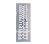 XAGMODSHN Juego de 240 puntas ovaladas cortas de resina francesa, puntas de extensión para dedos