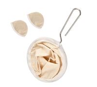 XAGMODSHN Juego de 3 bolsas de filtro de café de tela lavables con mango de madera, accesorios de preparación de cerveza de varios tamaños, algodón para verter sobre bolsas de filtro de café