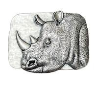 XAGMODSHN La hebilla de cinturón creativa de rinoceronte cuenta con configuraciones simples que mejora la comodidad y durabilidad para un cierre activo diario de cintura