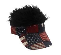 XAGMODSHN Llamativo sombrero de bandera para el pelo, disfraz deportivo, accesorios para festivales, fácil mantenimiento, accesorio patriótico para el cabello, cómodo accesorio patriótico para fiesta