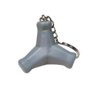 XAGMODSHN Llavero de textura de hormigón genuino, plan de colofonia, multiusos, regalo decorativo para turistas, llavero de tetrápodo de Taiwán