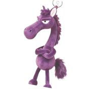 XAGMODSHN Lovely 2026 Year of Horse Plush Bag Charm PP Cotton Keychain Pendant for Keys Backpack or Home Decoration Horse Year Keychain