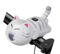XAGMODSHN Luz Delantera para Bicicleta Estilo Gatito con Barra | Componente de montaje