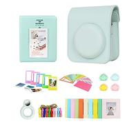 XAGMODSHN Mini bolsa 7 en 1 para cámara de fotos instantáneas Mini12, marcos de accesorios portátiles, juego de accesorios para álbum de fotos, filtros y lentes