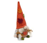 XAGMODSHN Muñeca de gnomos de arce otoñal, tela de franela suave, exhibición de temporada para decoraciones de manto y decoraciones de regalo, gnomos de otoño, decoración del hogar