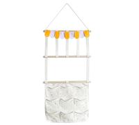 XAGMODSHN Organizador eficiente de accesorios para el cabello, estante de almacenamiento montado en la pared para diademas con lazo, clips y lazos para el pelo