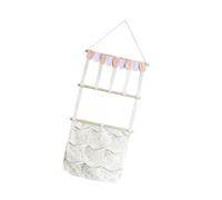 XAGMODSHN Organizador eficiente de accesorios para el cabello, estante de almacenamiento montado en la pared para diademas con lazo, clips y lazos para el pelo