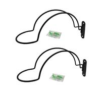 XAGMODSHN Paquete de 2 estantes de almacenamiento montados en la pared, construcción de hierro, organizadores de engranajes multiuso para el hogar, garaje, taller