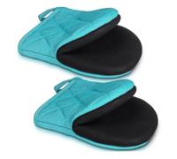 XAGMODSHN Par De Manoplas Antideslizantes Para Horno Guantes Cortos De Cocina De Neopreno Resistentes Calor Accesorios Para Hornear En Casa Suministros De Cocina Guantes Resistentes Calor