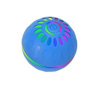 XAGMODSHN Pelota de perro saltando resistente a las mordidas, construcción ABS que simula el movimiento de la presa fomenta el juego de liberación de energía auto rebote juguete para mascotas con luz