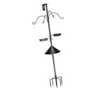 XAGMODSHN Permanent 25mm Tube Outdoor Bird Supplier Post with Mouseguard and Reinforced Base for Garden Wildlife Proof Bird Supplier Post