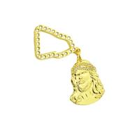 XAGMODSHN Pin de béisbol, pin decorativo de hip hop con diamantes de imitación, adorno dorado para sombrero deportivo, Metal