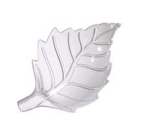 XAGMODSHN Plato de alimentación con forma de acuario para camarones, cangrejos, almejas, pequeño y transparente para contención de alimentos en peceras, cuenco de alimentación con forma de bandeja