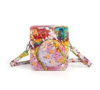 XAGMODSHN Práctica bolsa cruzada para cámara para mujeres y hombres, bolsa de hombro de piel sintética para mini12, bolsa de hombro con cremallera