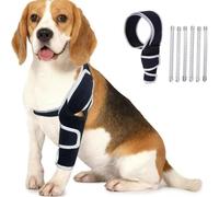 XAGMODSHN Protector de articulaciones de cadera canino transpirable, correas ajustables para comodidad diaria, lavable, rodillera para perro