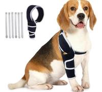 XAGMODSHN Protector de articulaciones de cadera canino transpirable, correas ajustables para comodidad diaria, lavable, rodillera para perro
