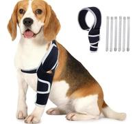 XAGMODSHN Protector de articulaciones de cadera canino transpirable, correas ajustables para comodidad diaria, lavable, rodillera para perro