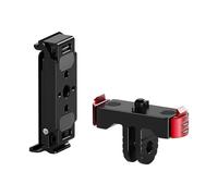 XAGMODSHN Puerta de batería de aluminio de instalación sin herramientas con cierre para cámara de acción GoPro13/12/11/10/9 de liberación rápida