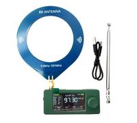 XAGMODSHN Receptor MW de RADIOFRECUENCIA Extremadamente transportable con Estuche publicado Pantalla de 170x320 y Radio Receptor de Ciclo de de acción extendida