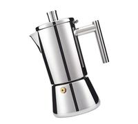 XAGMODSHN Recipiente inoxidable de 600 ml de capacidad, Italian Plan prepara café genuino en la introducción de hornos eléctricos, tarro de café para uso doméstico