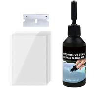 XAGMODSHN Restauración profesional de parabrisas que incluye resina y herramienta raspadora para reparación permanente de parabrisas de automóviles