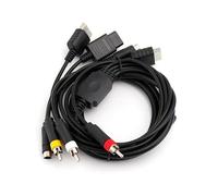 XAGMODSHN Retro Gaming S Video Cable, ampliamente utilizado para consolas N64 DC128, cable de 1, 80 m de largo, transmisión sin pérdidas, S Video para múltiples consolas