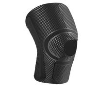 XAGMODSHN Rodillera deportiva con estabilizadores laterales, manga ligera y ajustable para recuperación de lesiones, rodillera de fitness para correr