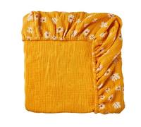 XAGMODSHN Sábana bajera ajustable para moisés de bebé, cómoda ropa de cama para cochecito, lavable a máquina, funda protectora de colchón, 130 x 72 x 25 cm