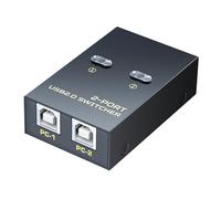 XAGMODSHN Selectores Conmutación USB para Compartir Impresora Entre Eficiencia Oficina 2Computers con Configuraciones Simples para Dispositivo Intercambio Impresoras En Hogar