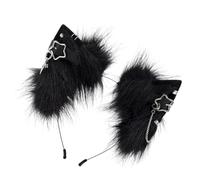 XAGMODSHN Soft Artificial Cat Ear Headbands for Halloween and Carnivals Devil Cosplay Headpiece Halloween Party Anime Cosplay Ears