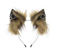 XAGMODSHN Soft Artificial Cat Ear Headbands for Halloween and Carnivals Devil Cosplay Headpiece Halloween Party Anime Cosplay Ears