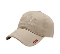 XAGMODSHN Sombrero de algodón transpirable para parejas, versátil, ejército, verde, borde grande, deportes, para uso casual y al aire libre, elegante sombrero de viaje, caqui, Talla única