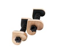 XAGMODSHN Soporte de madera de alta calidad con base en forma de corazón, soporte de equilibrio para guitarra, se adapta a la mayoría de tipos de guitarras, soporte artístico de madera con corazón