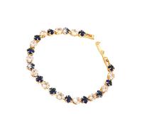 XAGMODSHN Streetwear Inspired Cubic Zirconia Tennis Cadena de mano de longitud ajustable Joyería de moda para mujer Multicolor Circonita cúbica Tenis, talla única, como se describe