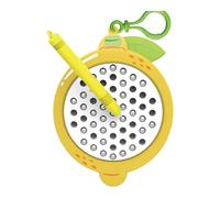 XAGMODSHN Tablero De Dibujo De Bola De Acero Magnético para Niños Tema De Fruta Animal Llavero Portátil Juguete De Dibujo Juego Educativo Creativo Juguete De Dibujo Educativo